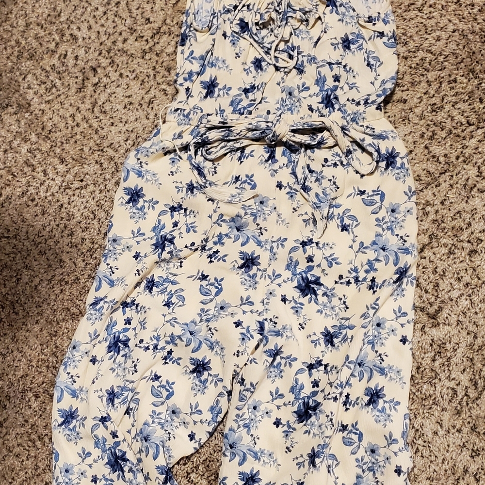 Flower Pant Romper